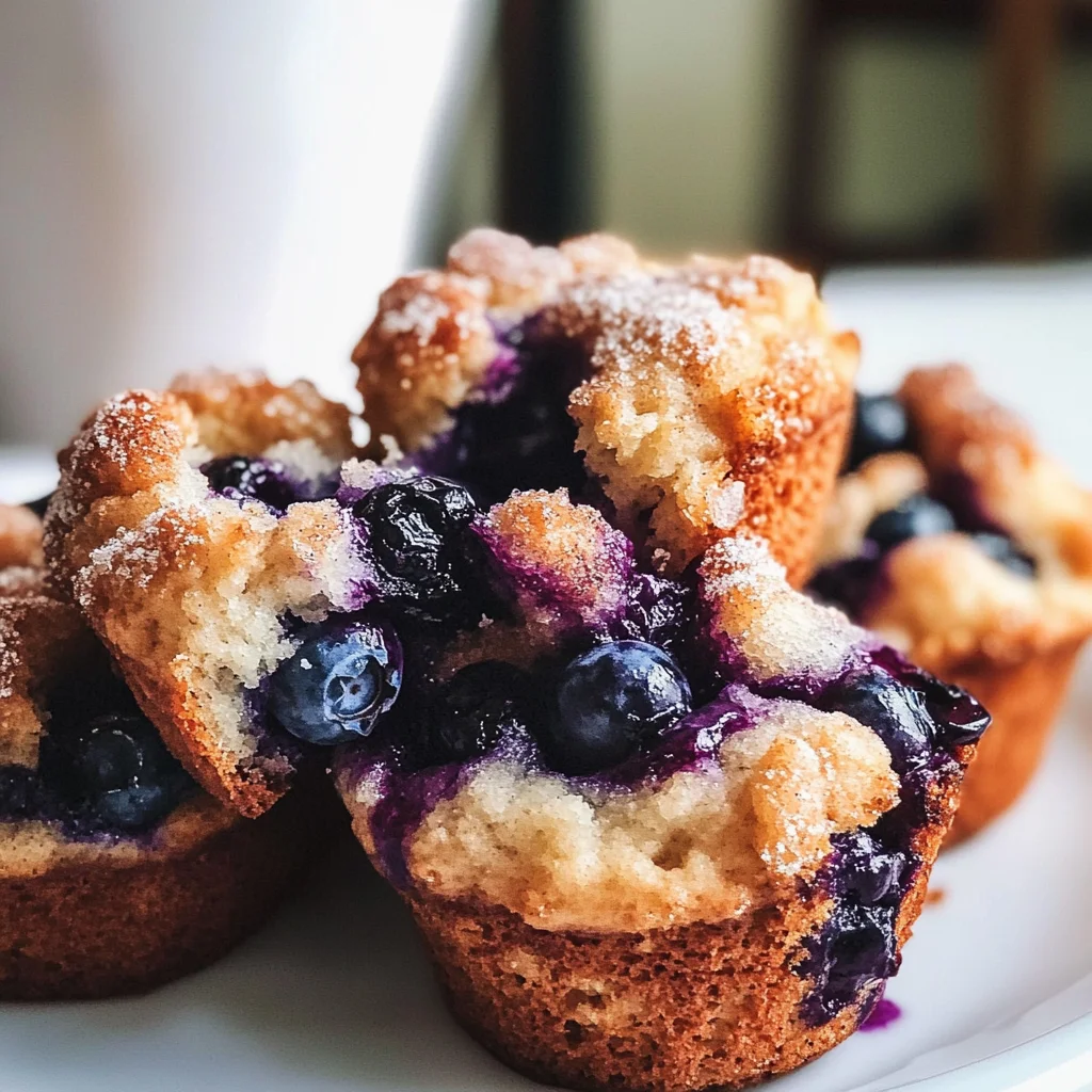 Blueberry Monkey Bread Muffins