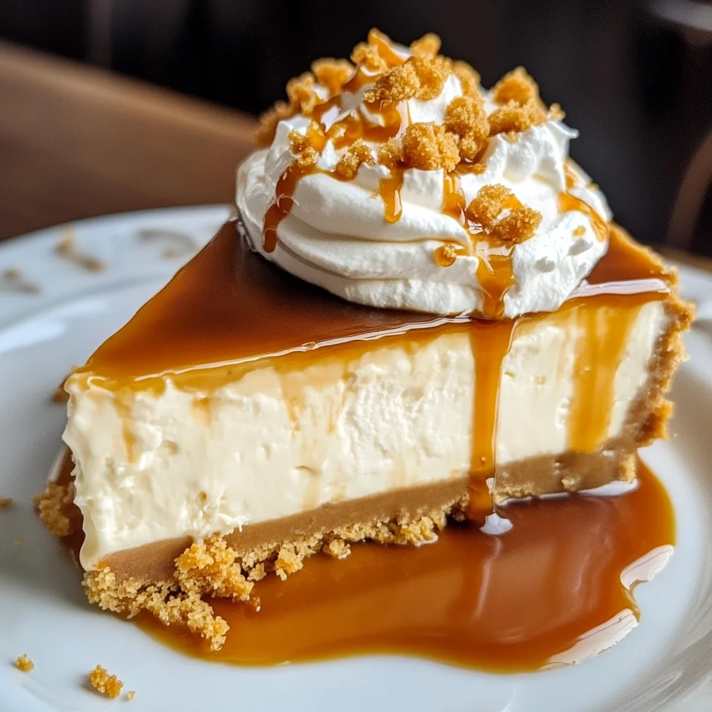 Butterbeer cheesecake