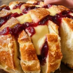 Cranberry Brie Pull-Apart Bread
