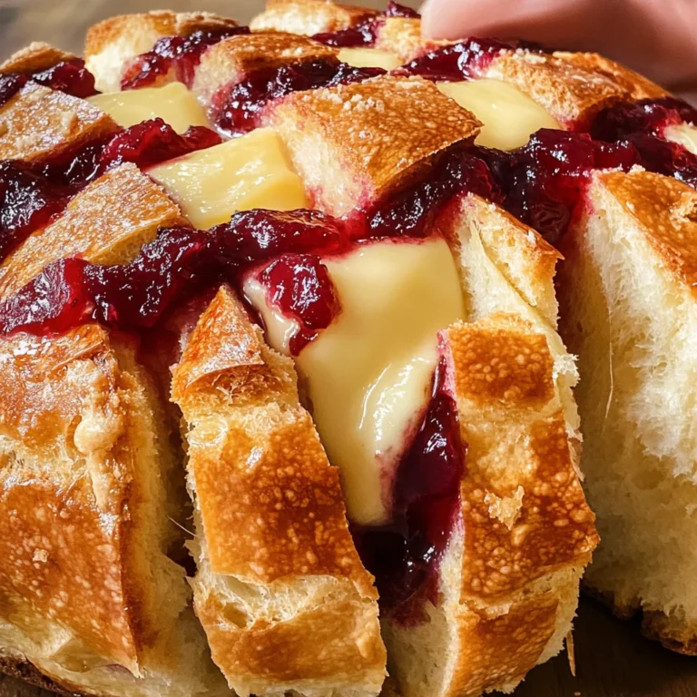 Cranberry Brie Pull-Apart Bread