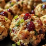 Cranberry & Turkey Stuffing Balls