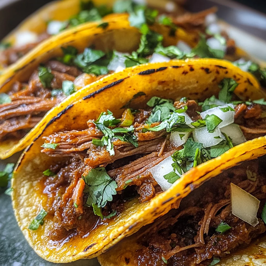 Crock Pot Birria Tacos