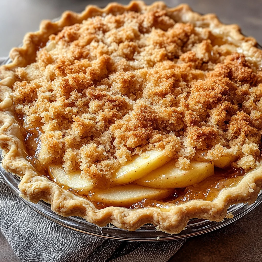 Dutch Apple Pie (with a Buttery Crumb Topping)
