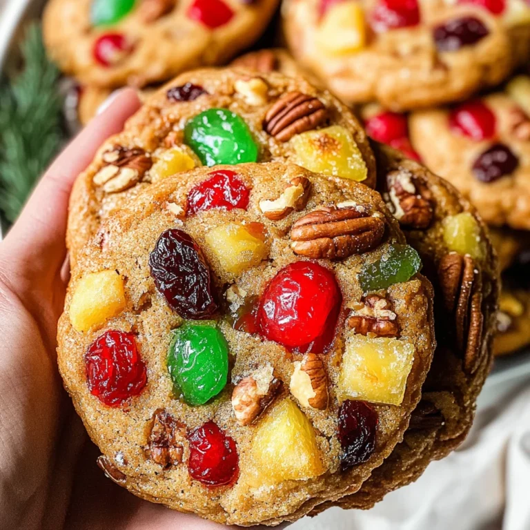 Easy Christmas Fruitcake Cookies Recipe