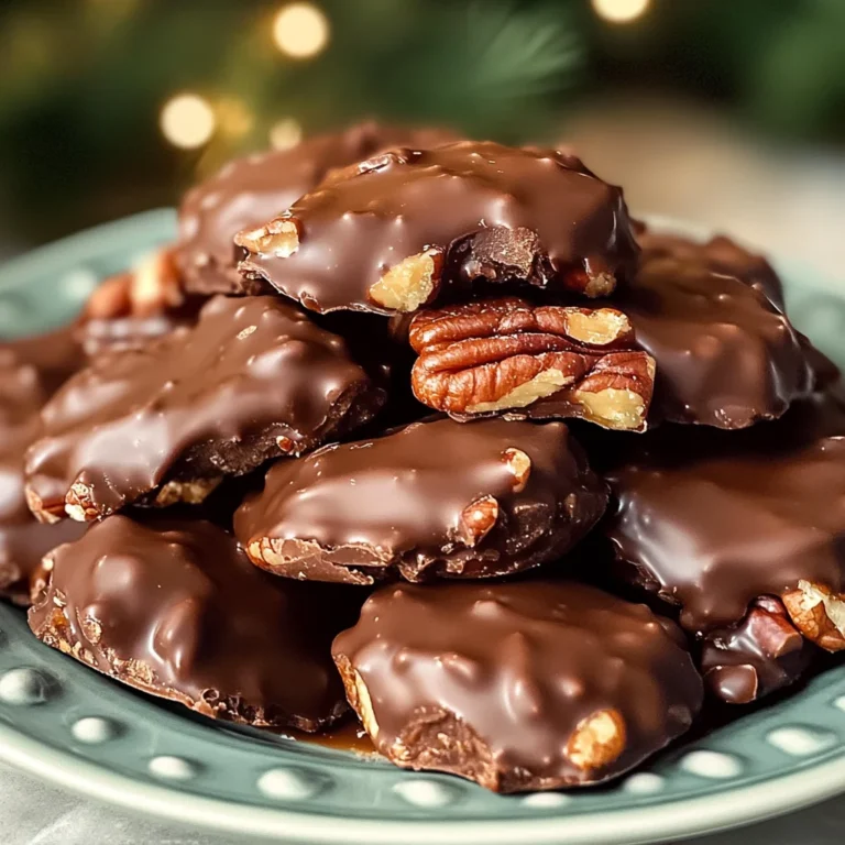 Easy Christmas Pecan Turtles