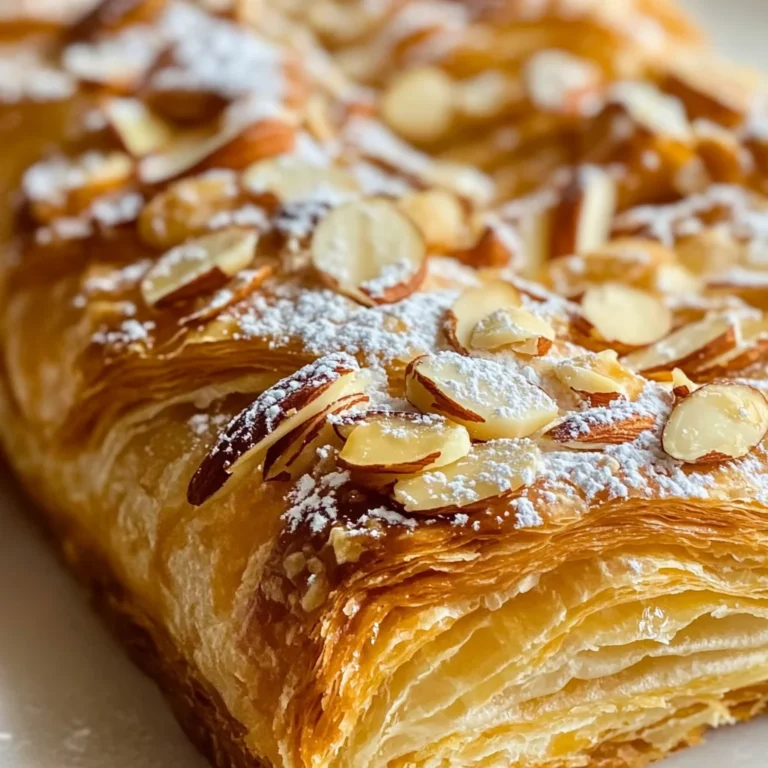 Flaky Sweet Almond Pastry