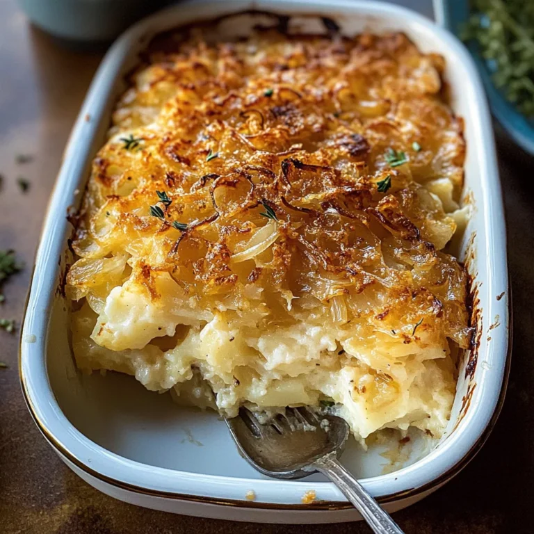 French Onion Funeral Potatoes