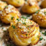 Garlic Parmesan Duchess Potatoes