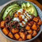 Ground Beef Hot Honey Bowl