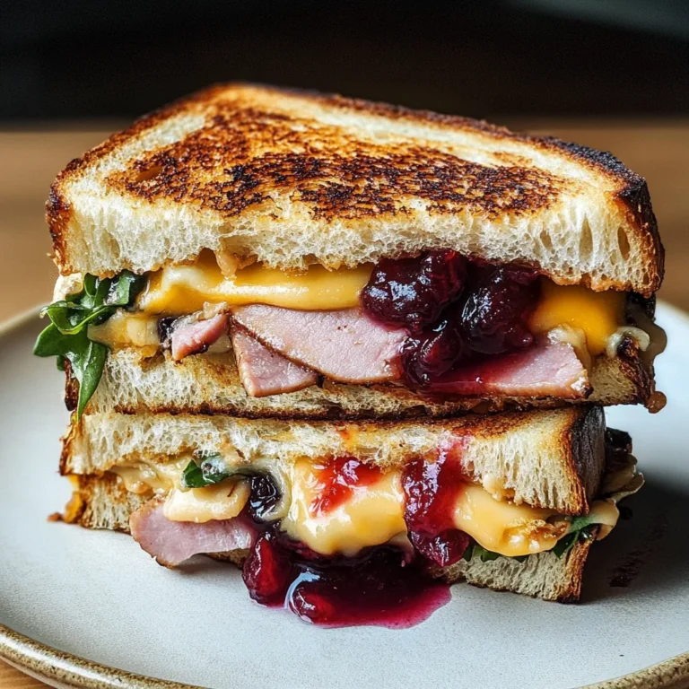 Ham Cheddar Cranberry Melt