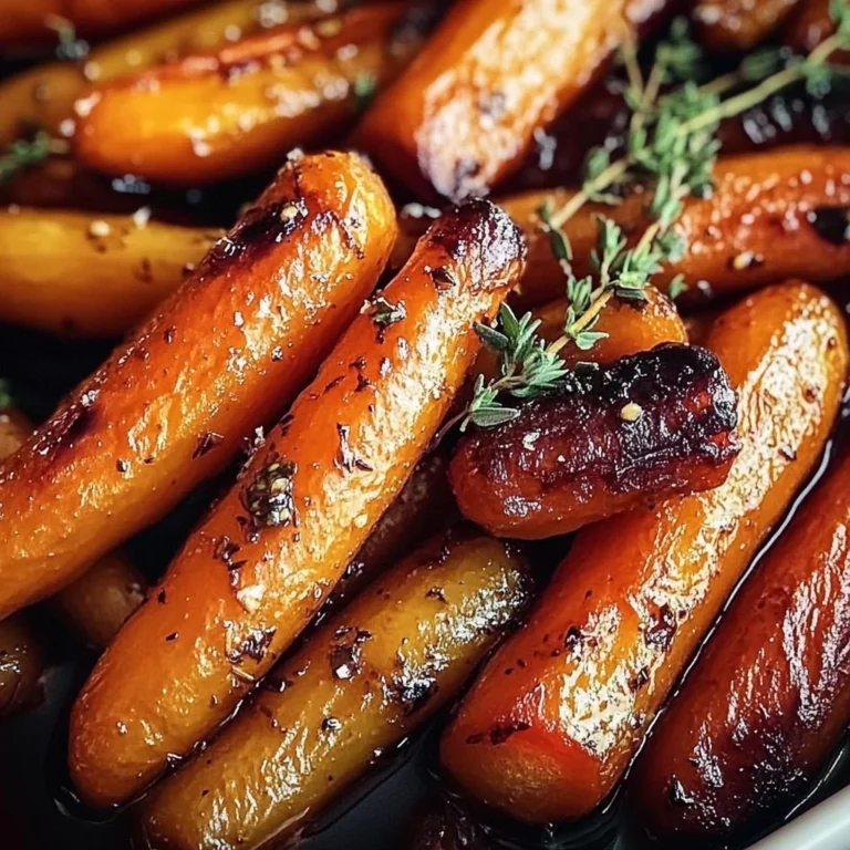 Honey Balsamic Roasted Carrots