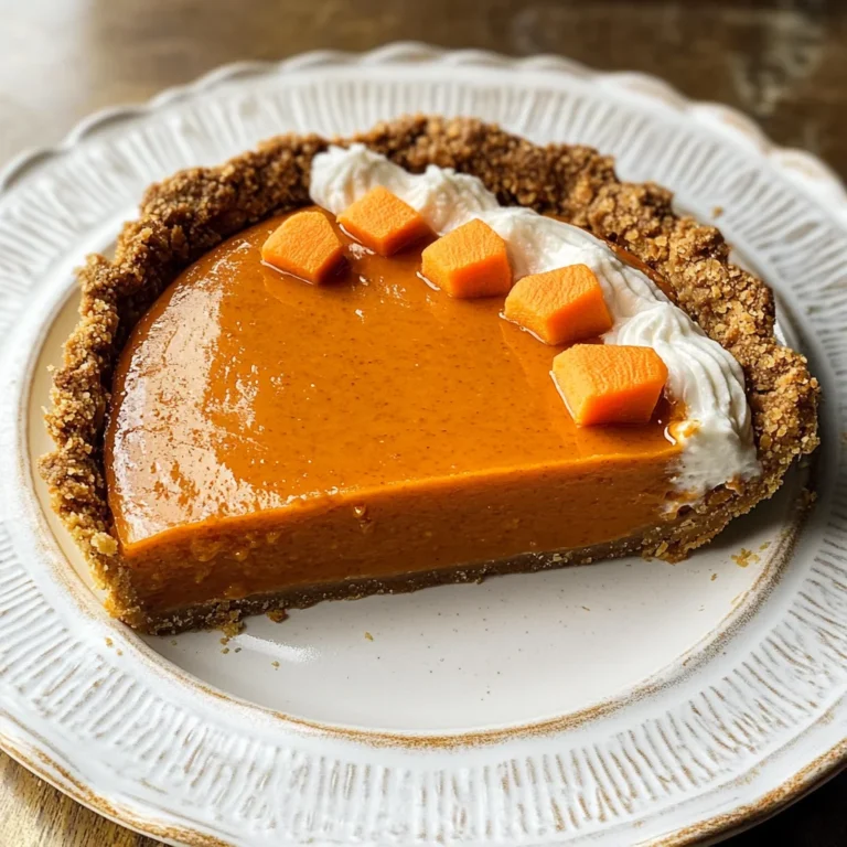 Honey Carrot Pie