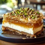 Honey Pistachio Baklava Cheesecake