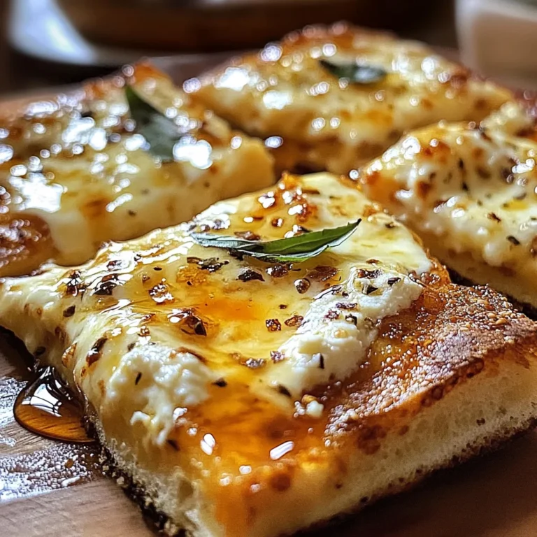 Hot Honey Garlic Bread Pizza