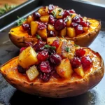 Indulge in Cranberry Apple Twice-Baked Sweet Potatoes This Fall!