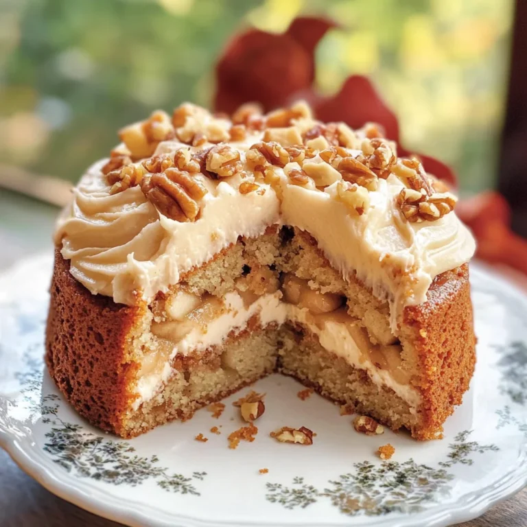 Irresistible Fresh Apple Cake with Dreamy Cream Cheese Frosting