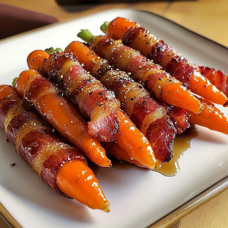Maple Bacon Carrots