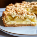 Mascarpone Apple Crumble Torta