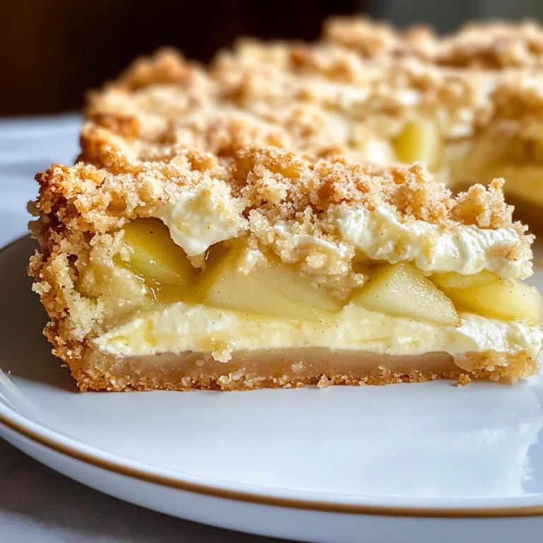 Mascarpone Apple Crumble Torta