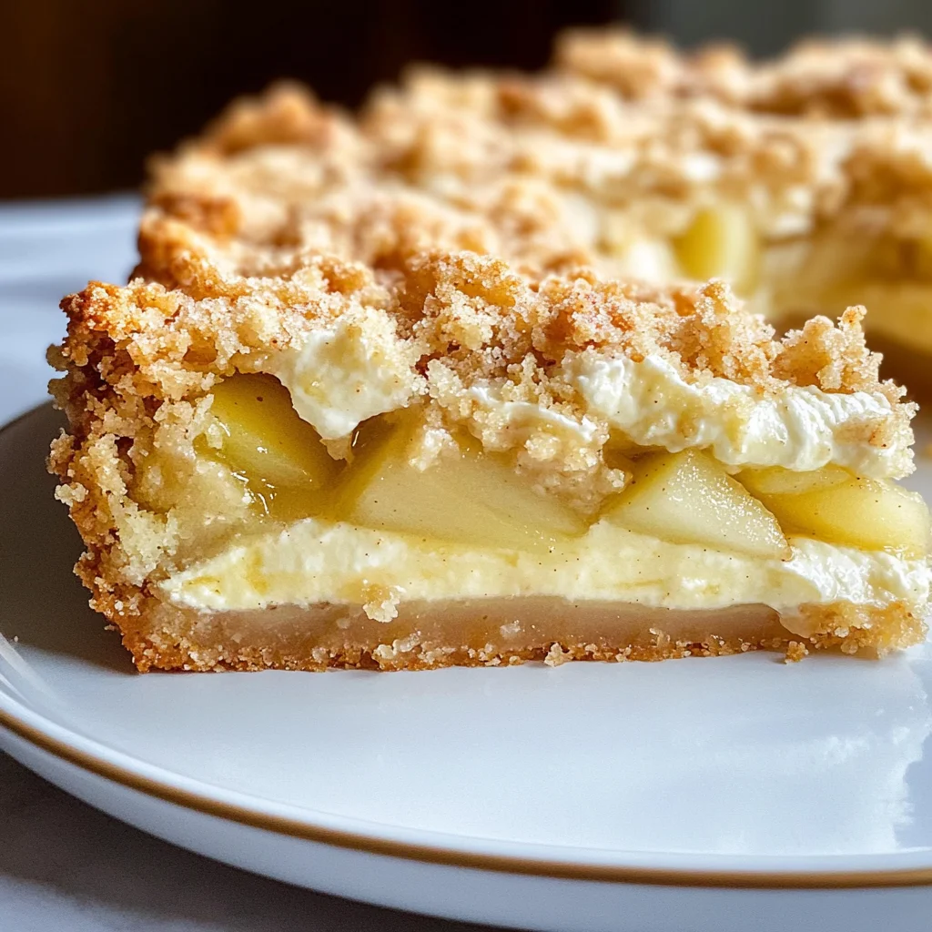 Mascarpone Apple Crumble Torta
