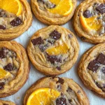 Orange Dark Chocolate Chunk Cookies Recipe