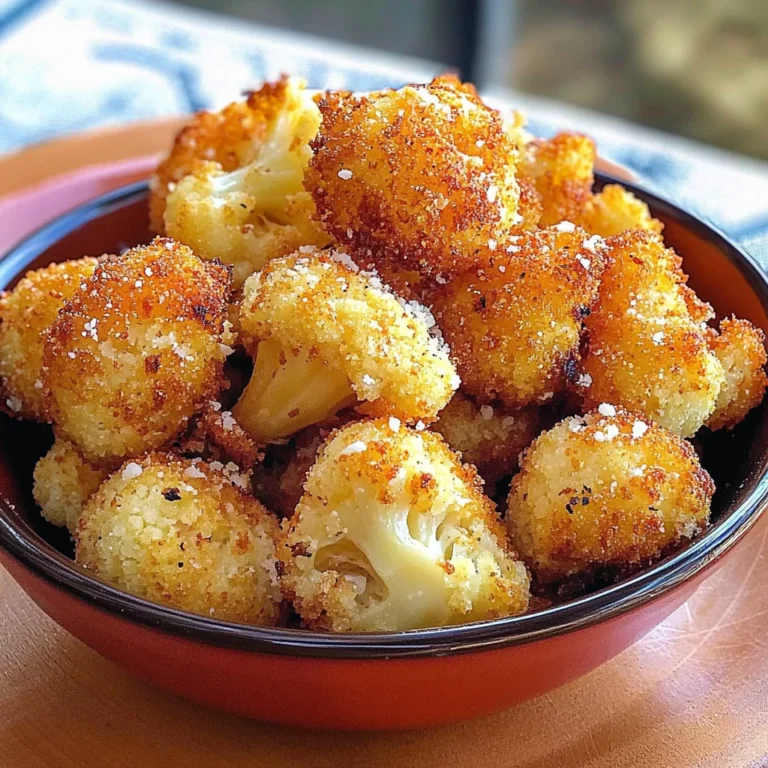 Parmesan Cauliflower Bites - Just 5 Ingredients