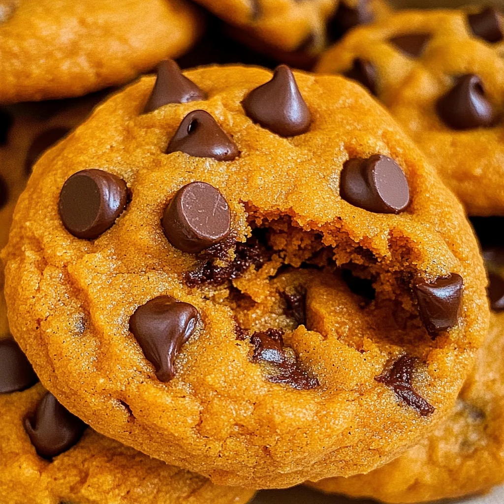 Pumpkin Chocolate Chip Cookies