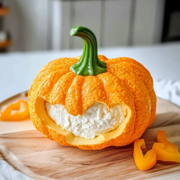 Pumpkin Shaped Cheese Ball