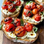 Ricotta Bruschetta with Roasted Tomatoes