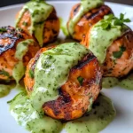 Salmon Balls with Creamy Avocado Sauce: Healthy Dinner Ideas