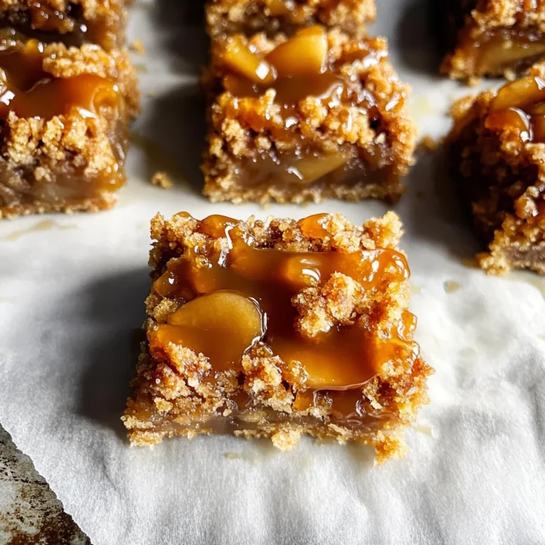 Salted Caramel Apple Crumble Bars Fall Treat: Get Addicted in 45 Min