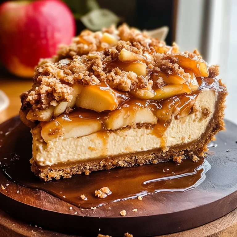 Salted Caramel Apple Pie Cheesecake