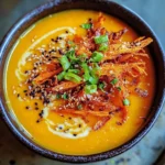 Spicy Miso Carrot Soup