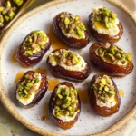 St. Patrick’s Day Treat: Honey Pistachio Ricotta Stuffed Dates