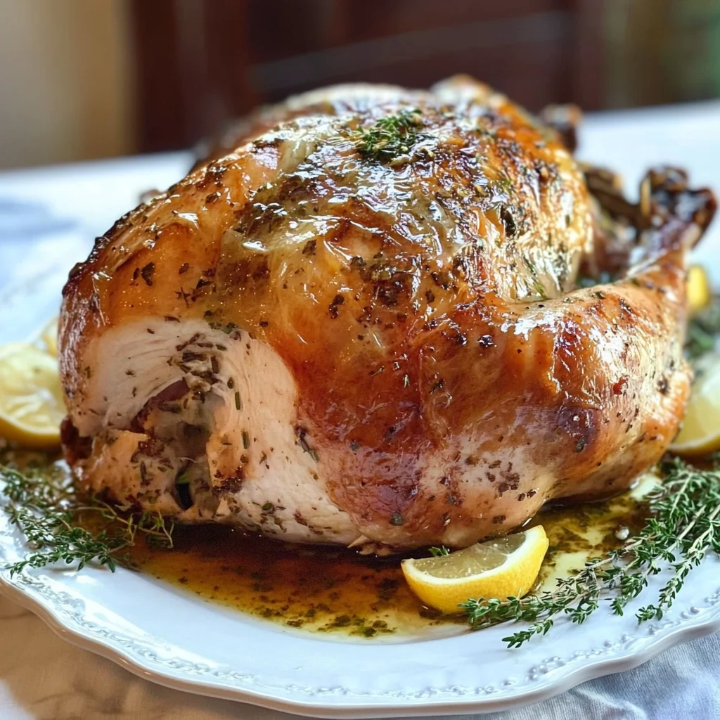 Super Juicy Turkey Baked In Cheesecloth and White Wine