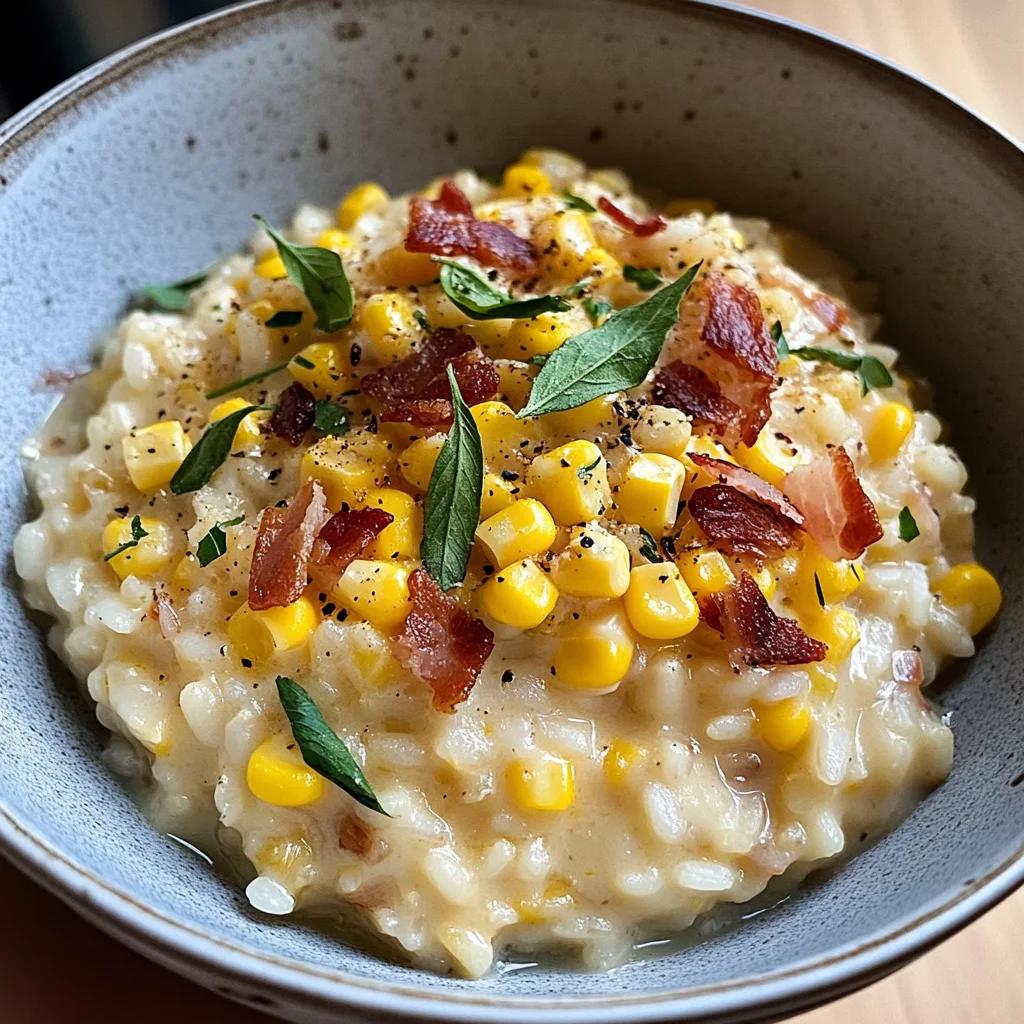 Sweet Corn Risotto