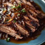 Sweet & Savory Caramelized Pulled Beef Brisket