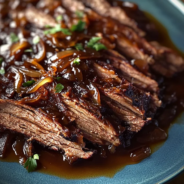 Sweet & Savory Caramelized Pulled Beef Brisket