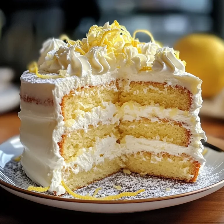 Top 1 Italian Lemon Cream Cake : Irresistible and Luscious