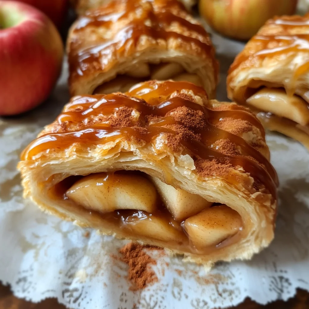 Vegan Caramel Apple Pastries