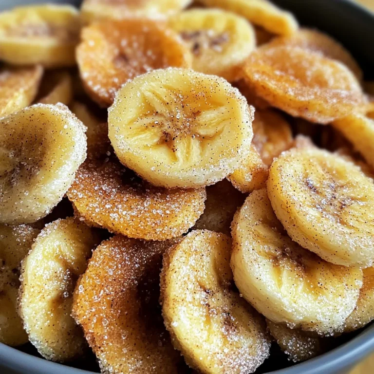 Air Fryer Cinnamon Banana Chips