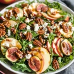 Apple Arugula Salad With Maple Pecans