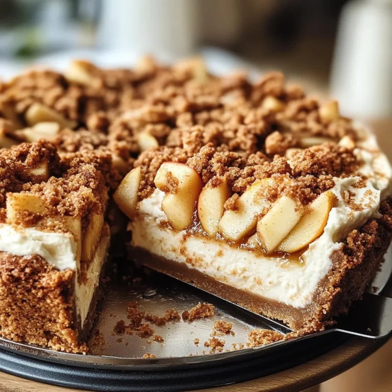 Apple Crumble Cheesecake