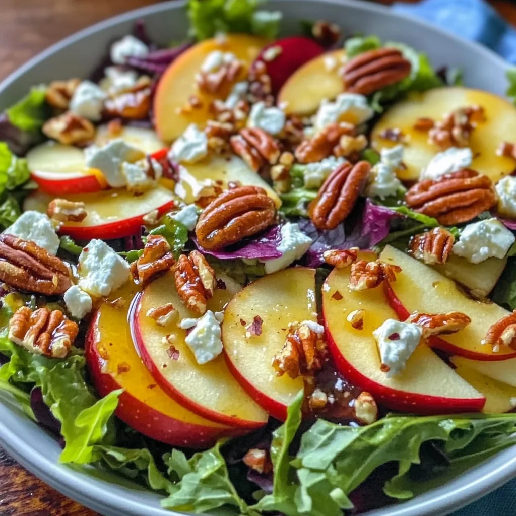 Autumn Harvest Honeycrisp Apple and Feta Salad