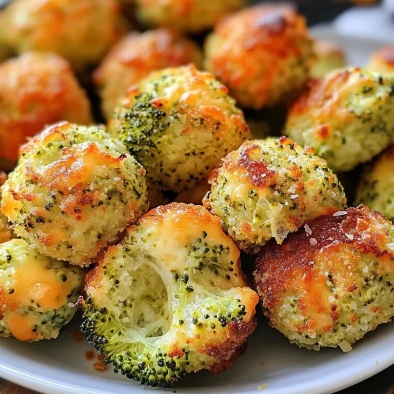 Baked Broccoli Cheese Balls