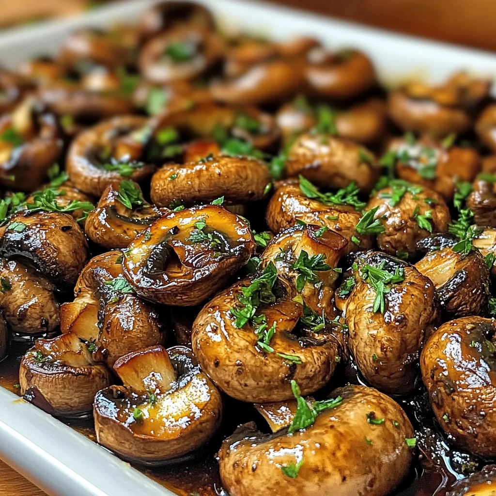 Balsamic Roasted Mushrooms