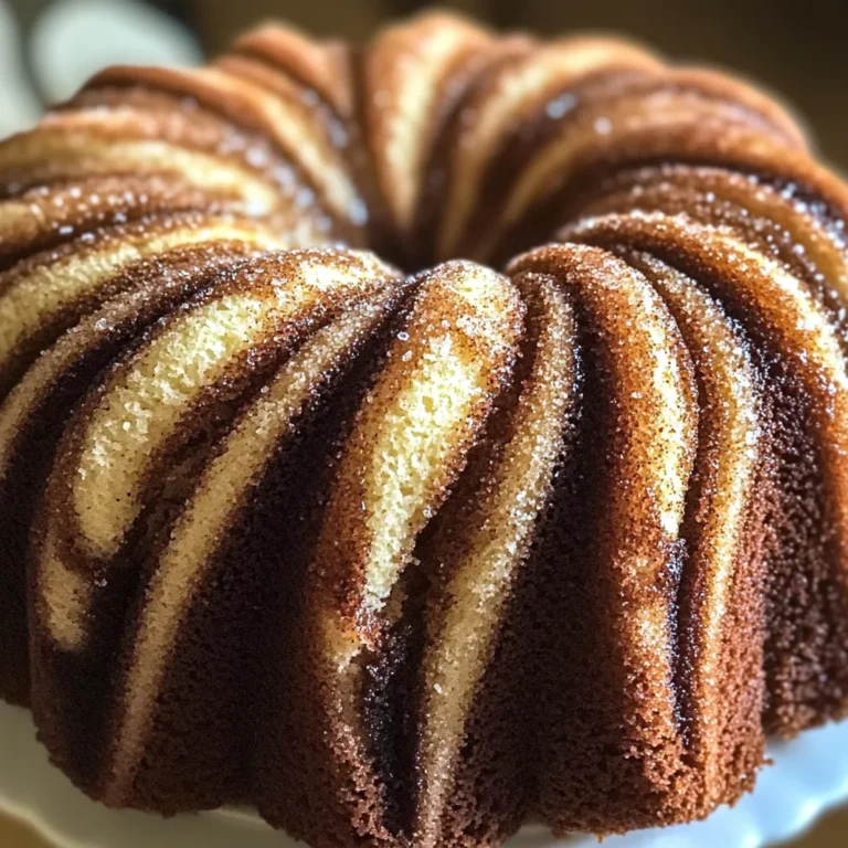 Cinnamon Swirl Bundt Cake