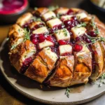 Cranberry Brie Pull-Apart Bread