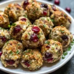 Cranberry & Turkey Stuffing Balls