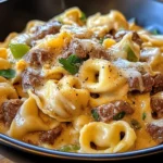 Creamy Beef and Vegetable Tortellini